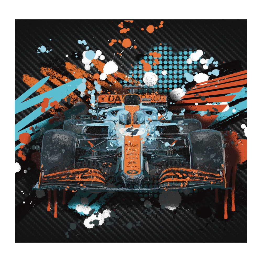 Lando Silverstone 23 A3 print