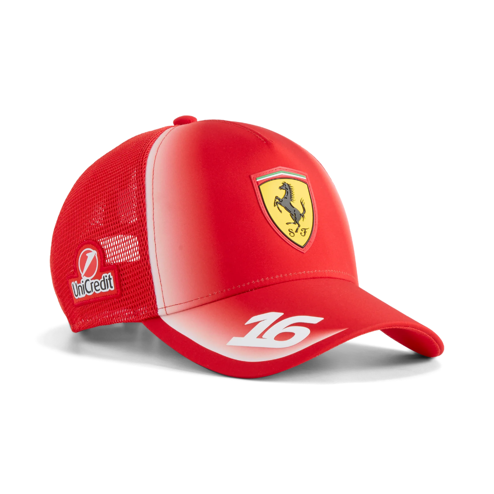 Scuderia Ferrari F1 Team 2026 Leclerc Og Low Curve Cap Unisex - Red