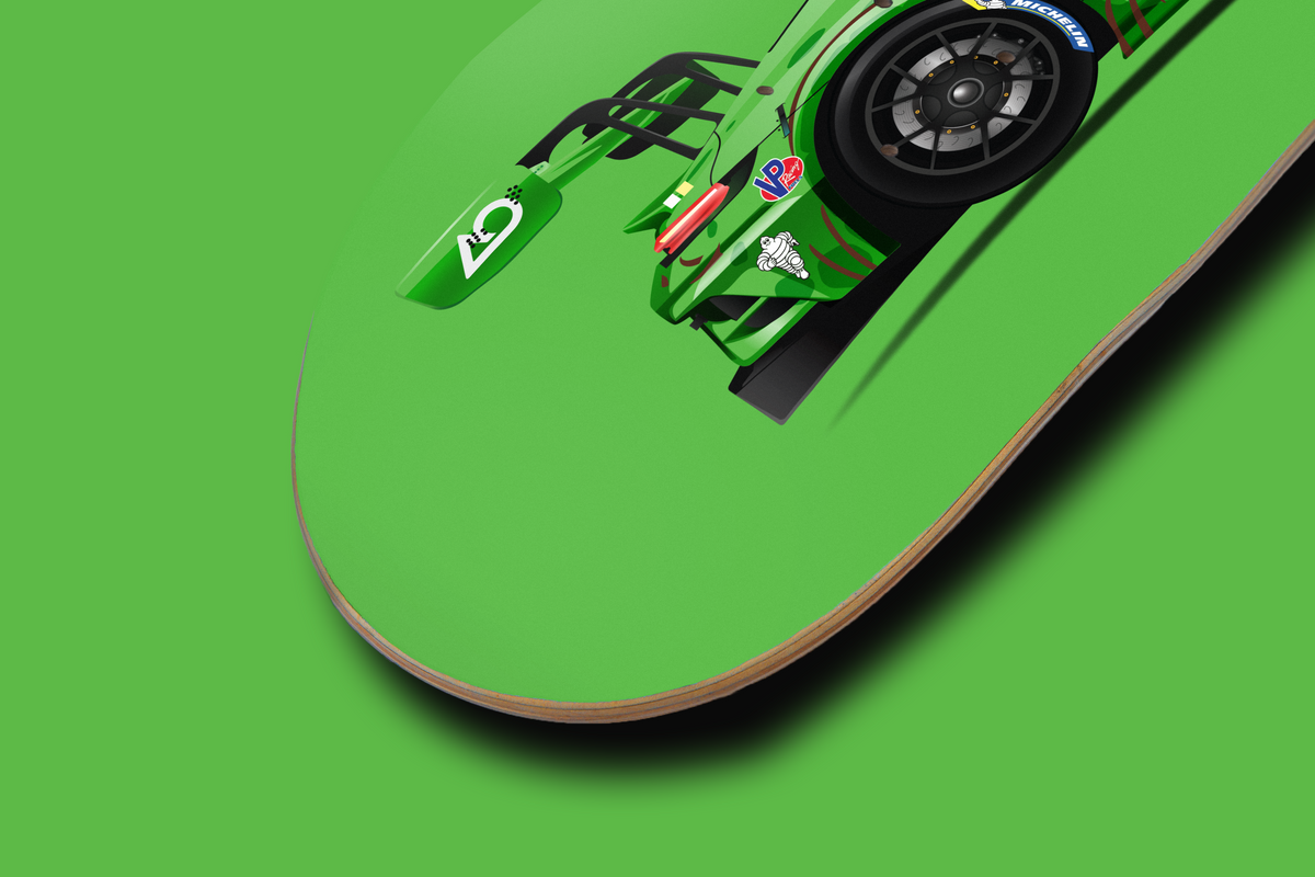 Porsche 911 GT3R "Rexy" - Skate Deck