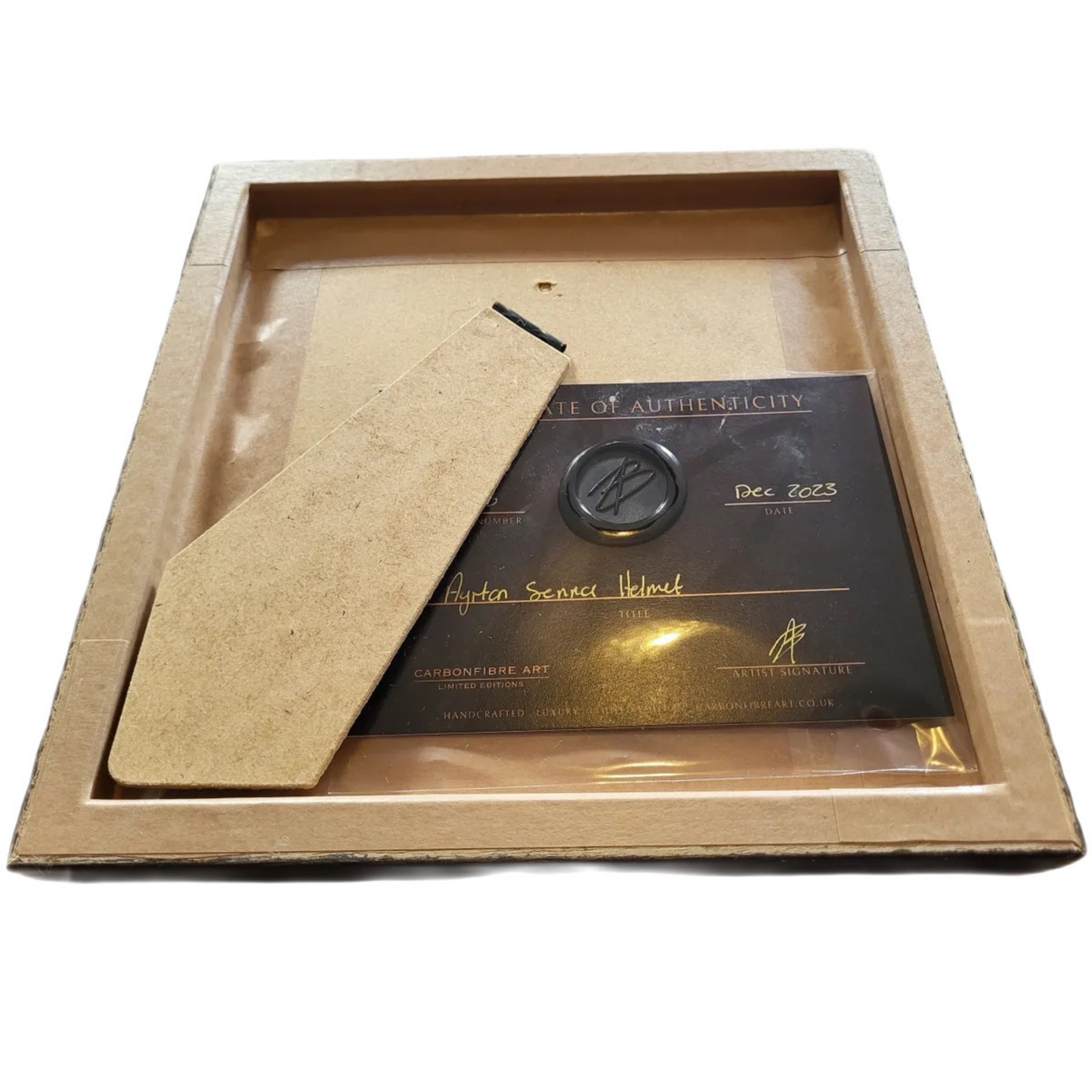 AyrtonSennaMiniCarbonFibreArt_back