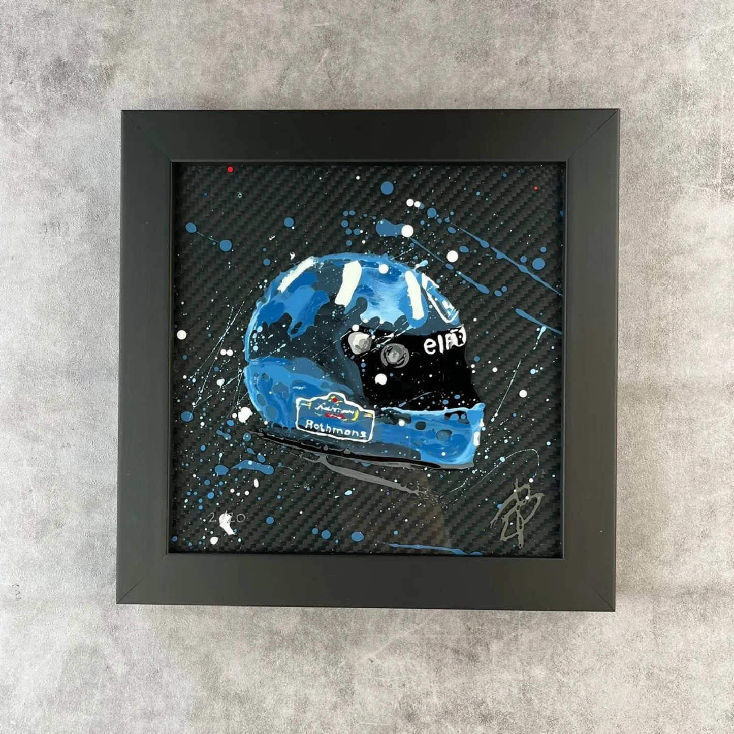 DamonHillCarbonFibreMiniArtPiece