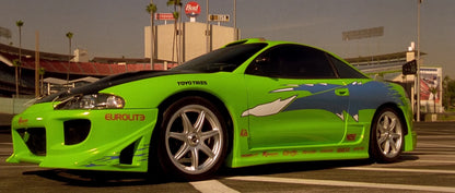 Brian's Mitsubishi Eclipse - The Fast & The Furious - Skate Deck