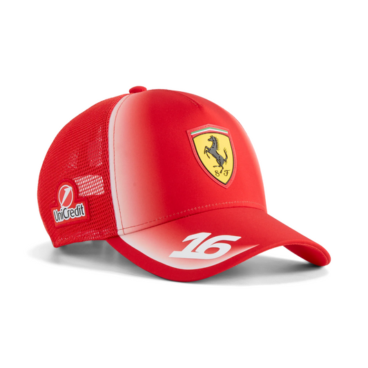 Scuderia Ferrari F1 Team 2026 Leclerc Og Low Curve Cap Unisex - Red