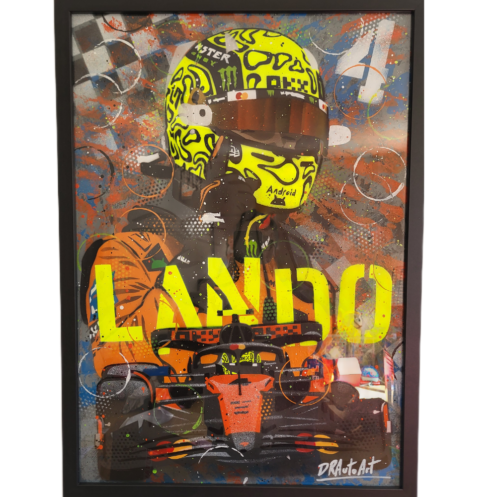 Lando Original Graffiti Art Framed