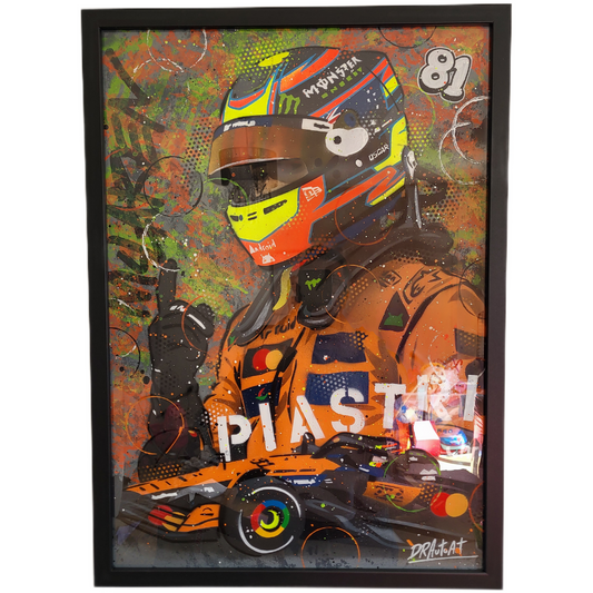 Oscar Original Graffiti Art Framed