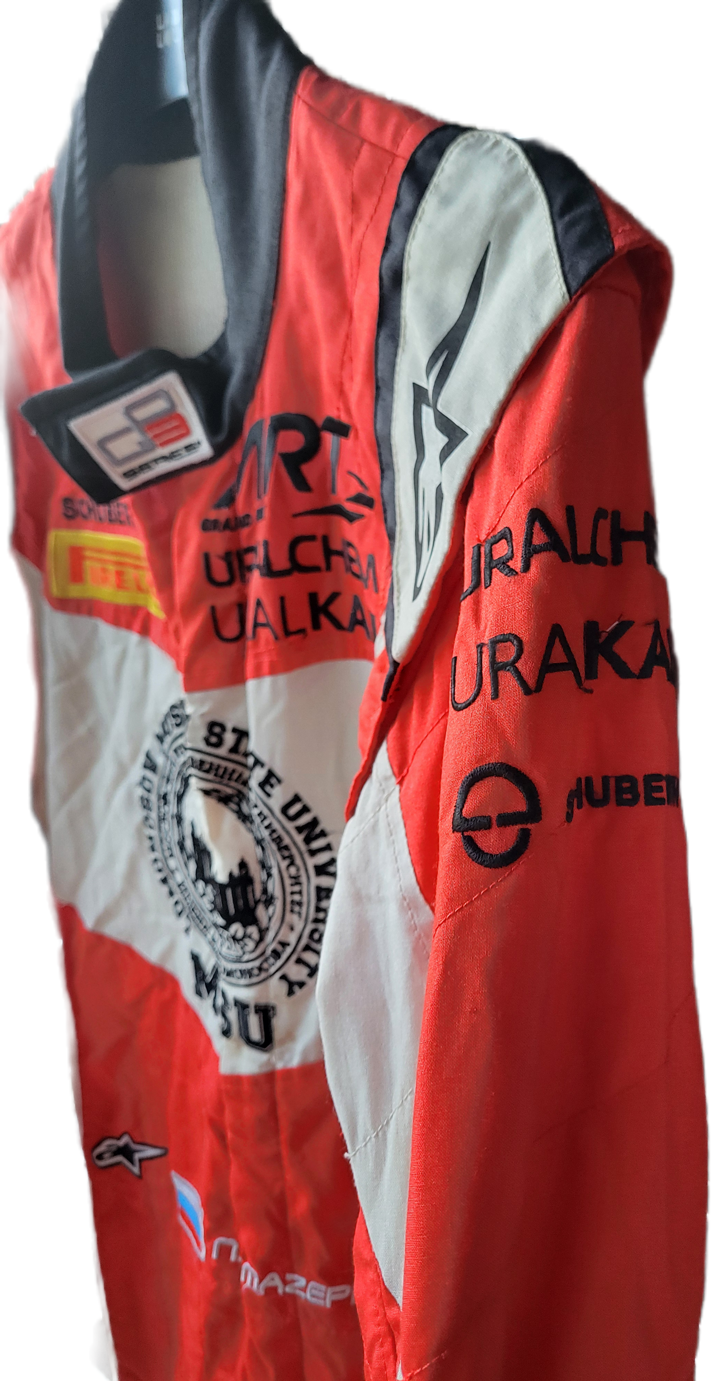 Nikita Mazepin GP3 Suit