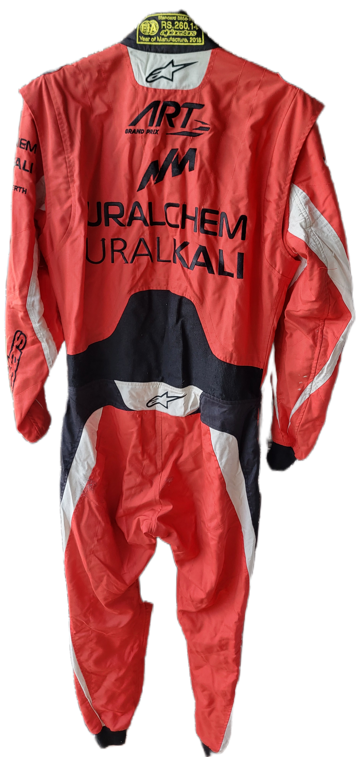 Nikita Mazepin GP3 Suit