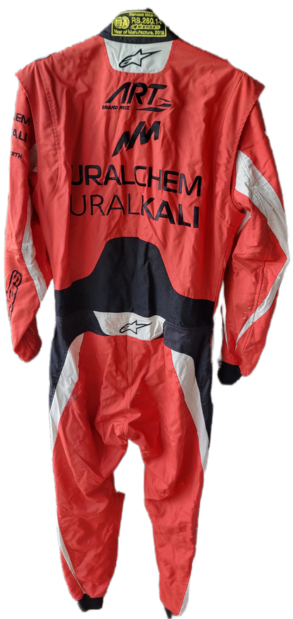 Nikita Mazepin GP3 Suit