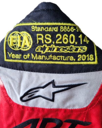 Nikita Mazepin GP3 Suit
