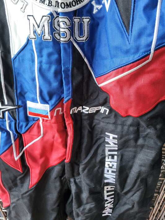 Nikita Mazepin F2 suit