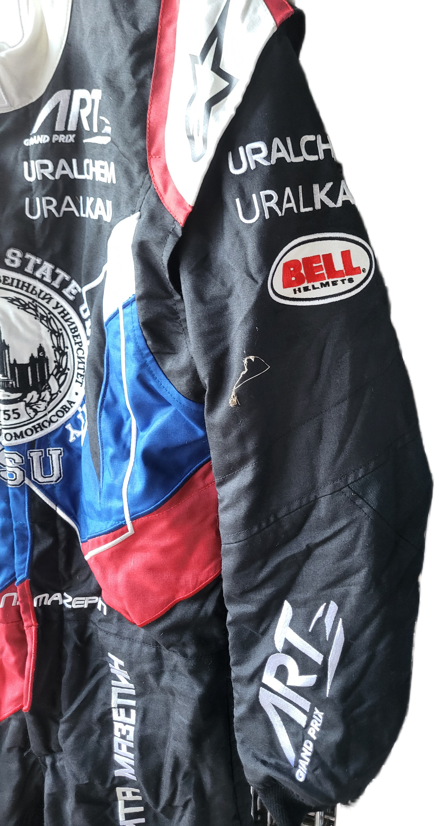 Nikita Mazepin F2 suit