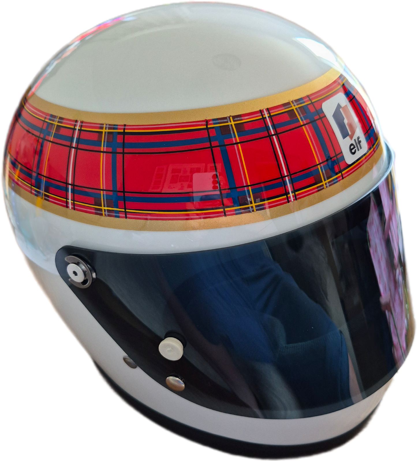 Jackie Stewart Helmet Replica Bell Star