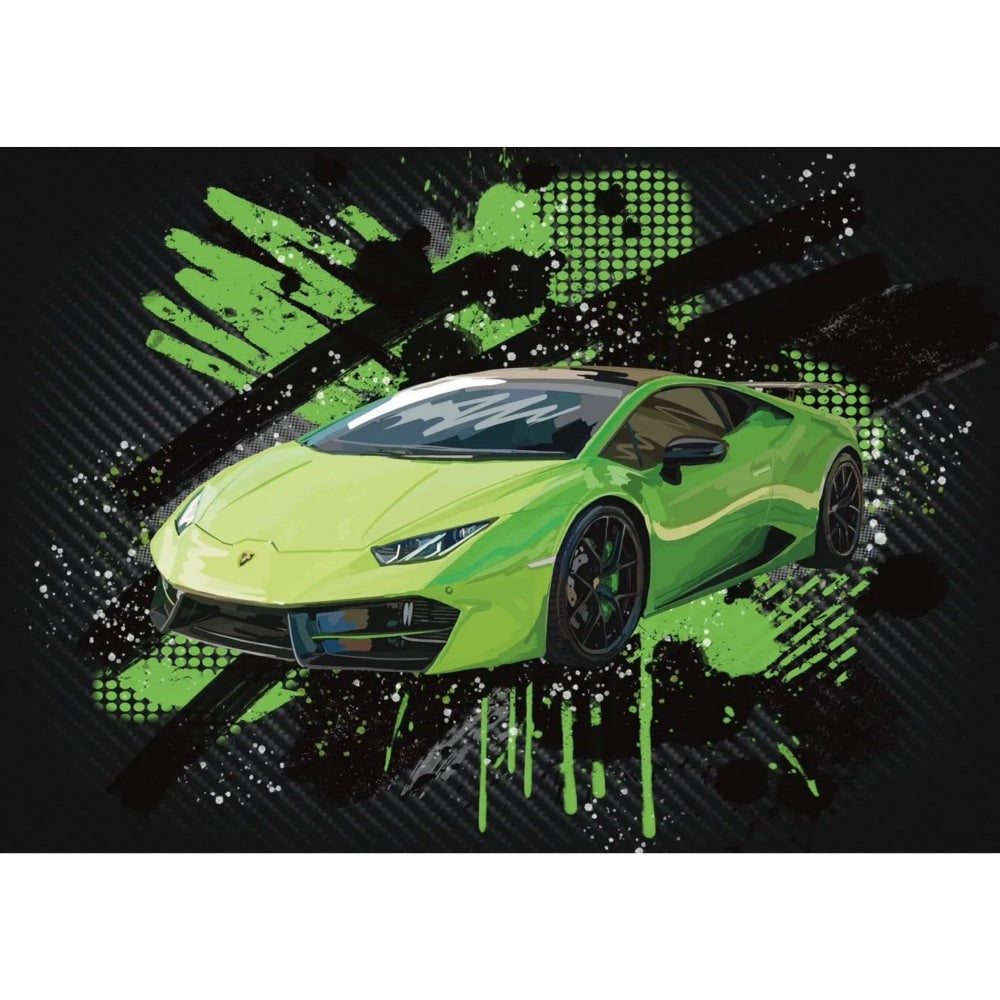 Bespoke Car Art – Custom Illustration of Your Own Vehicle - green