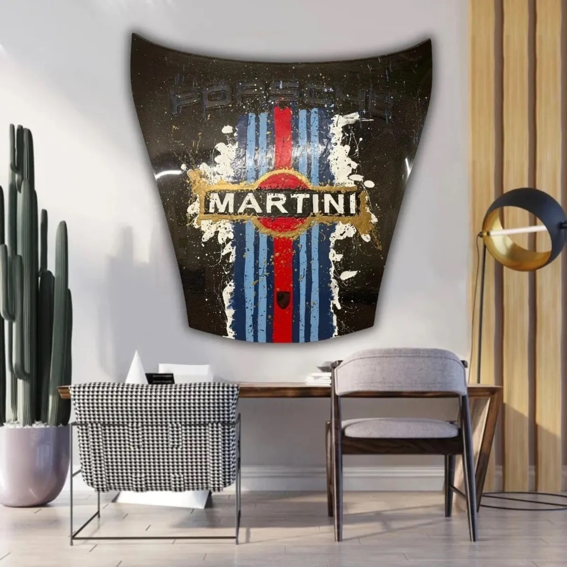CarbonFibrePorscheMartini911BonnetShowpiece