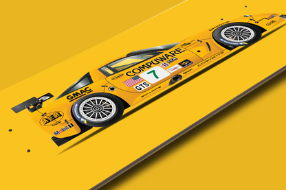 Chevrolet Corvette C5R - Skate Deck