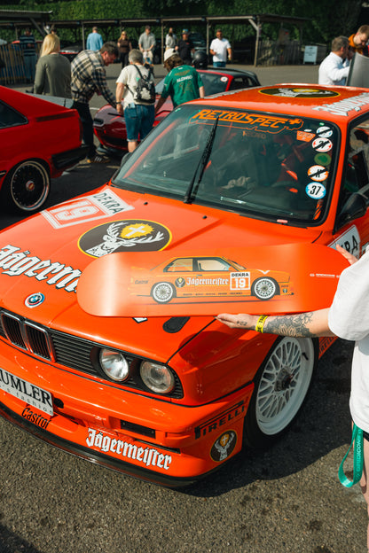BMW E30 M3 DTM Jagermeister - Skate Deck