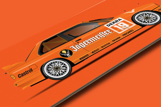 BMW E30 M3 DTM Jagermeister - Skate Deck