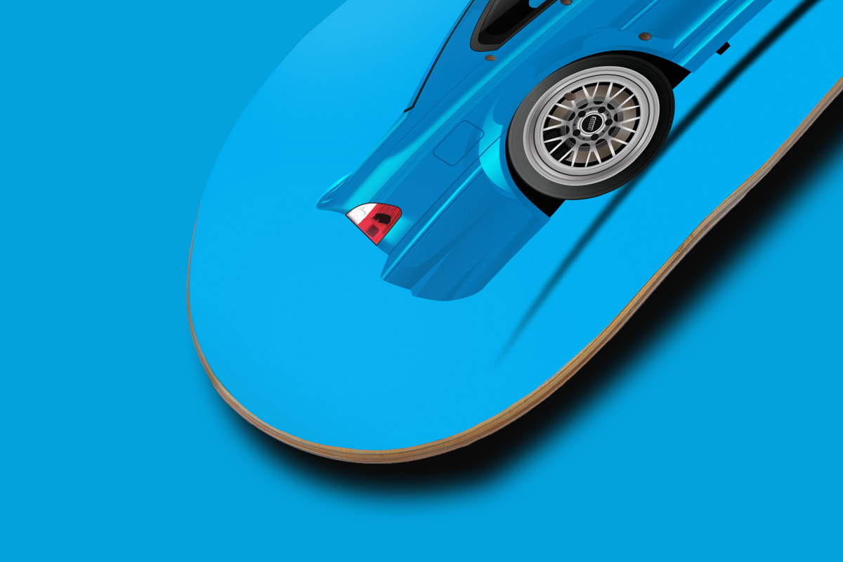 BMW E46 M3 - Road Car - Skate Deck