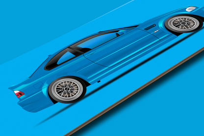 BMW E46 M3 - Road Car - Skate Deck