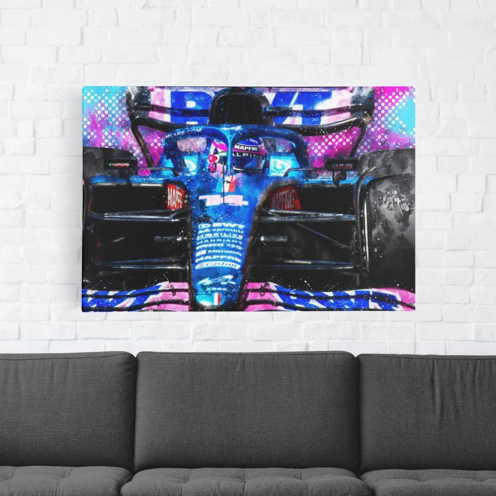 FernandoAlonso2022ArtPrintbyAndrewMyles_wall