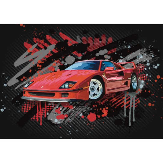 FerrariF40A3ArtPrint