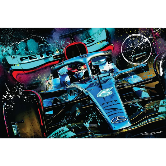 GeorgeRussell_BorntoRaceArtPrint