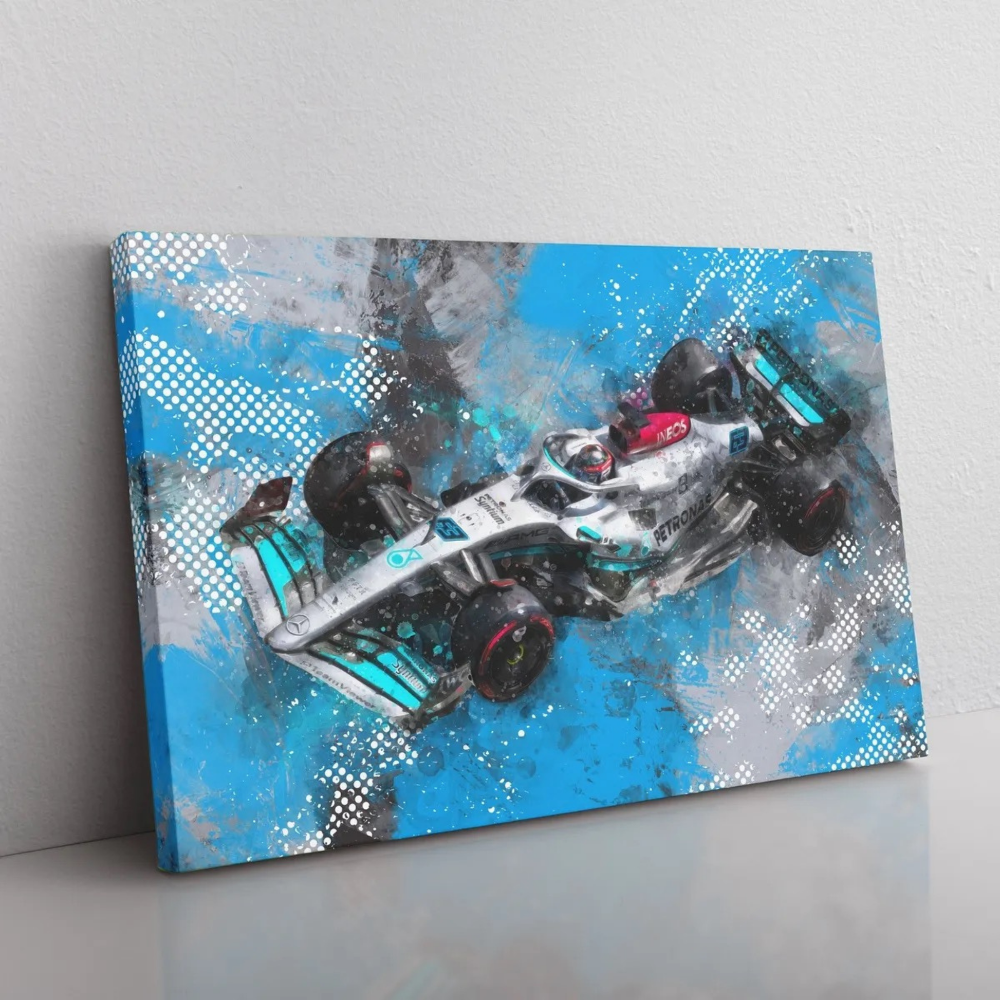 George_Russell_2022_Art_Print_by_Andrew_Myles