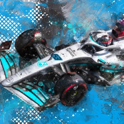 George_Russell_2022_Art_Print_by_Andrew_Myles_details