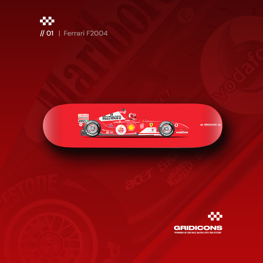 Ferrari F2004  - F1 Skate Deck