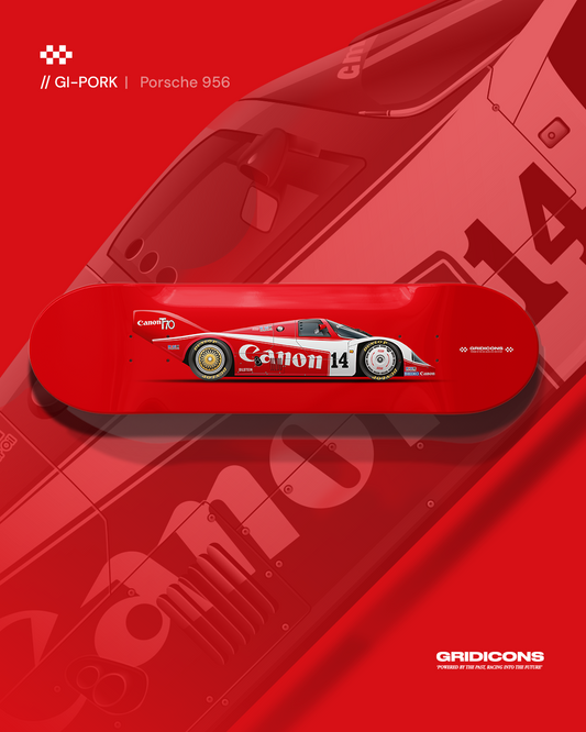 Porsche 956 Canon - Skate Deck