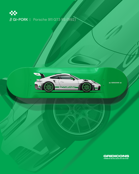 Porsche 911 GT3 RS (992) - Skate Deck