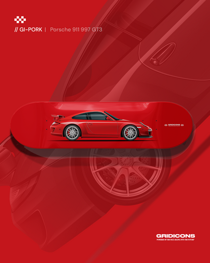 Porsche 911 997 GT3 - Skate Deck