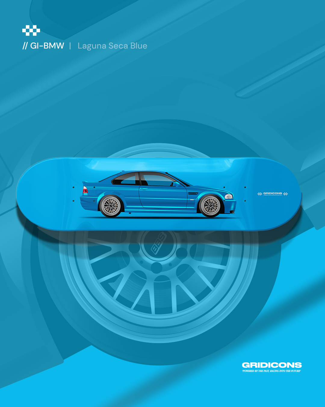 BMW E46 M3 - Road Car - Skate Deck