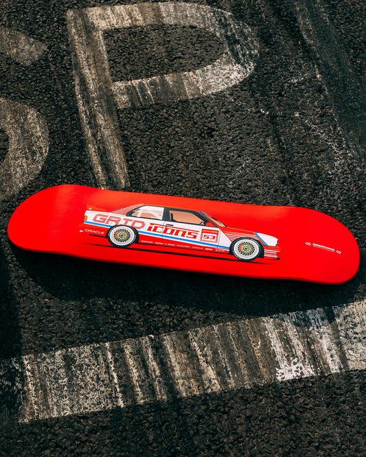BMW E30 M3 (Grid Icons) - Skate Deck