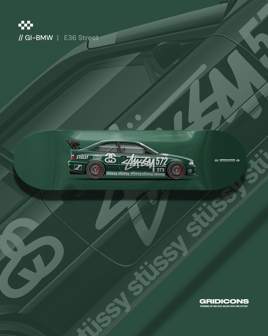 BMW E36 Stussy - Skate Deck
