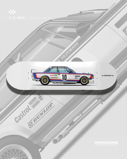 BMW E9 3.0 CSL "Batmobile"- Skate Deck