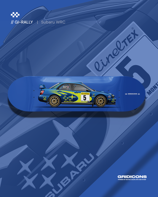 WRX STI Monte Carlo 2001 - Skate Deck