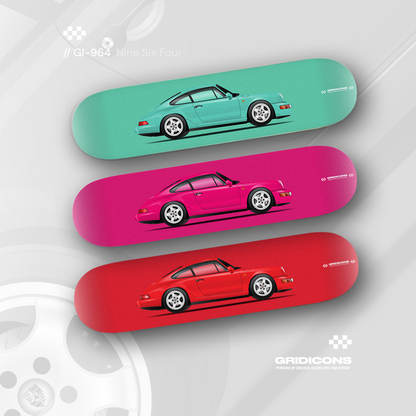 Porsche 964 - Road Car - Skate Deck Wall Art