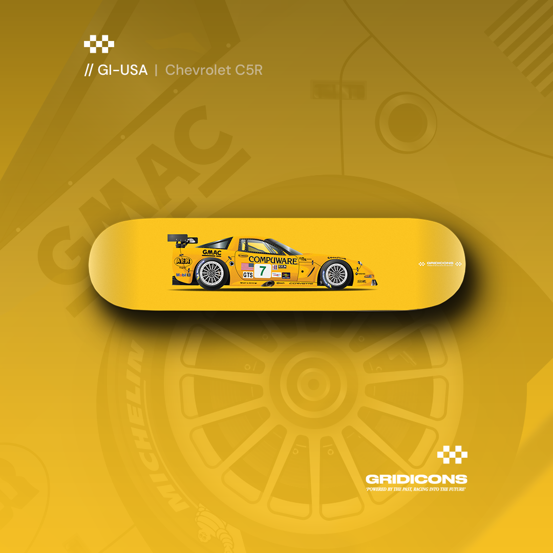 Chevrolet Corvette C5R - Skate Deck
