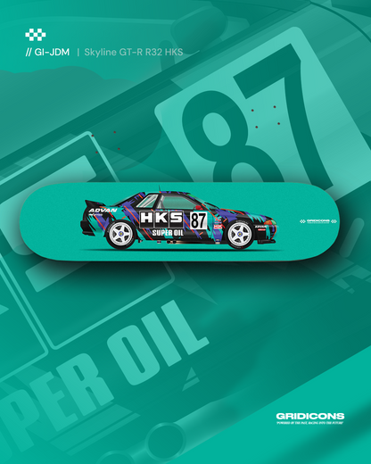 Skyline GT-R R32 HKS - Skate Deck