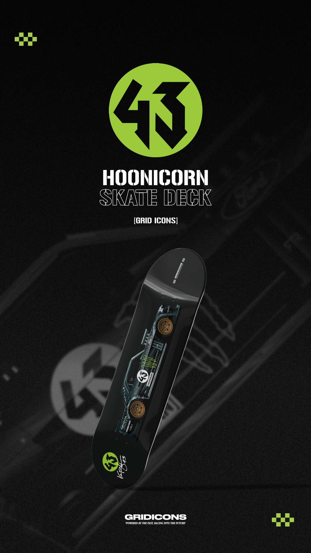 Ken Block's Hoonicorn - Skate Deck