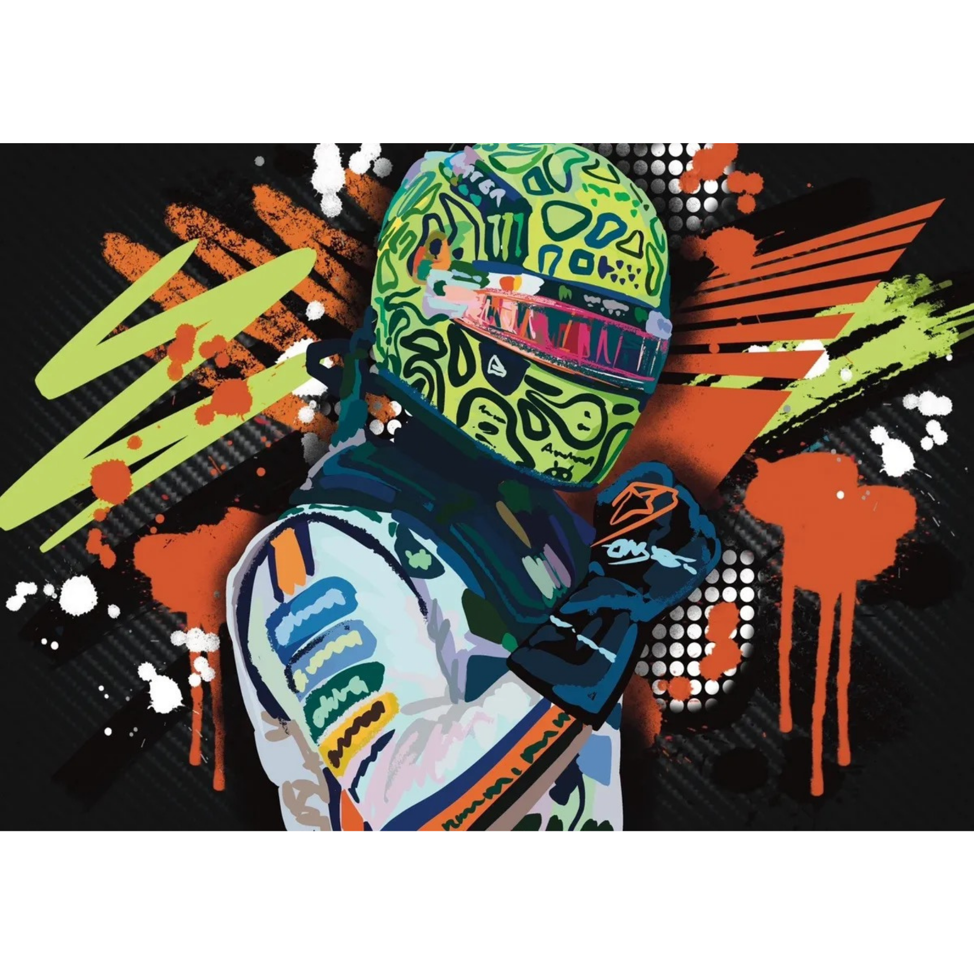 LandoNorrisA3MotorsportArtPrint