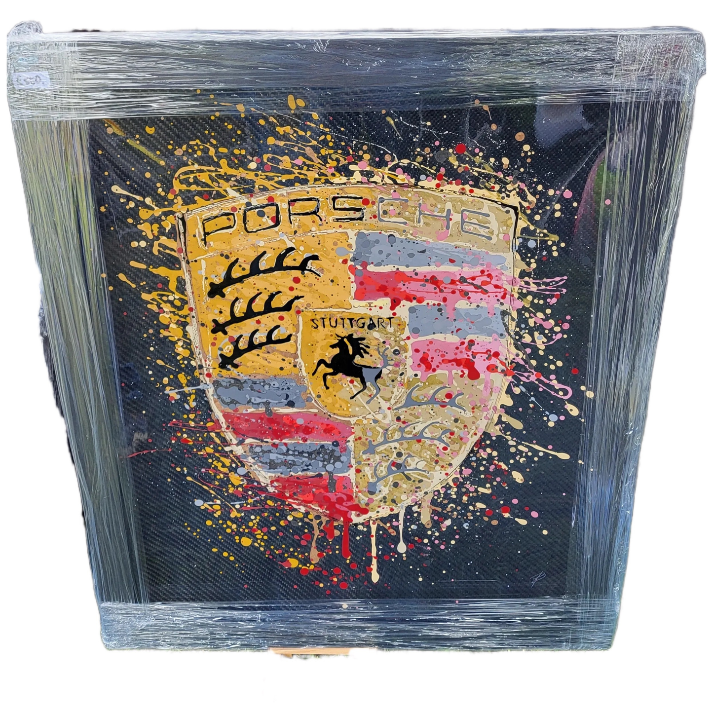 LargePorschestyleCarbonfibrelogo