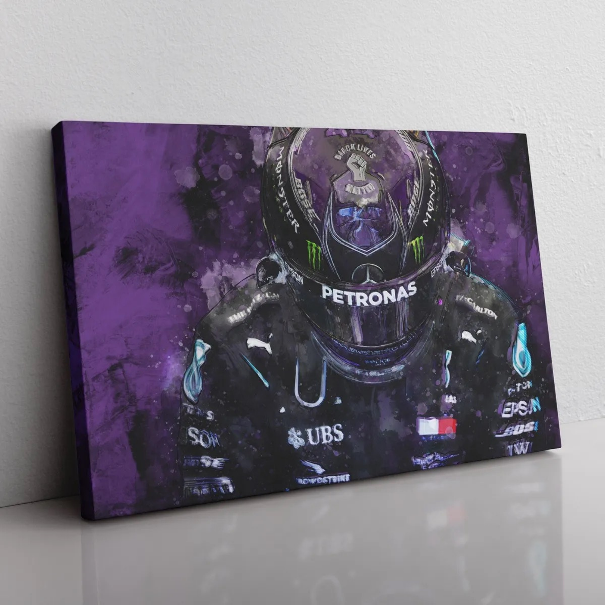 LewisHamilton2022ArtPrintbyAndrewMyles