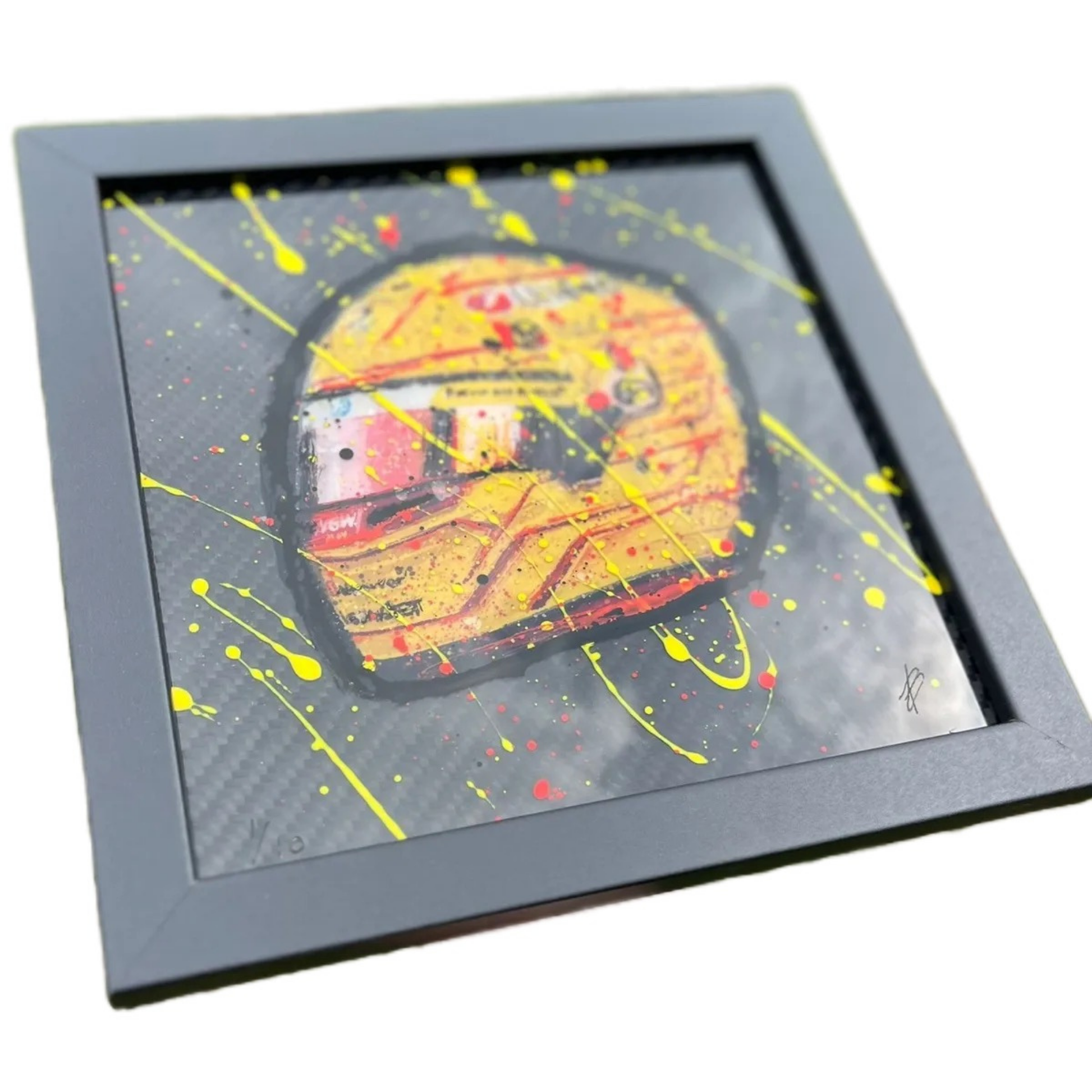 LewisHamilton2025HelmetCarbonFibreArt