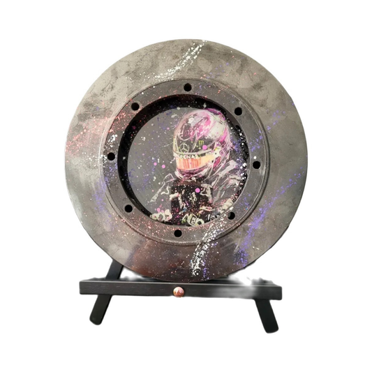 LewisHamiltonPantherCarbonFibreDiscArt