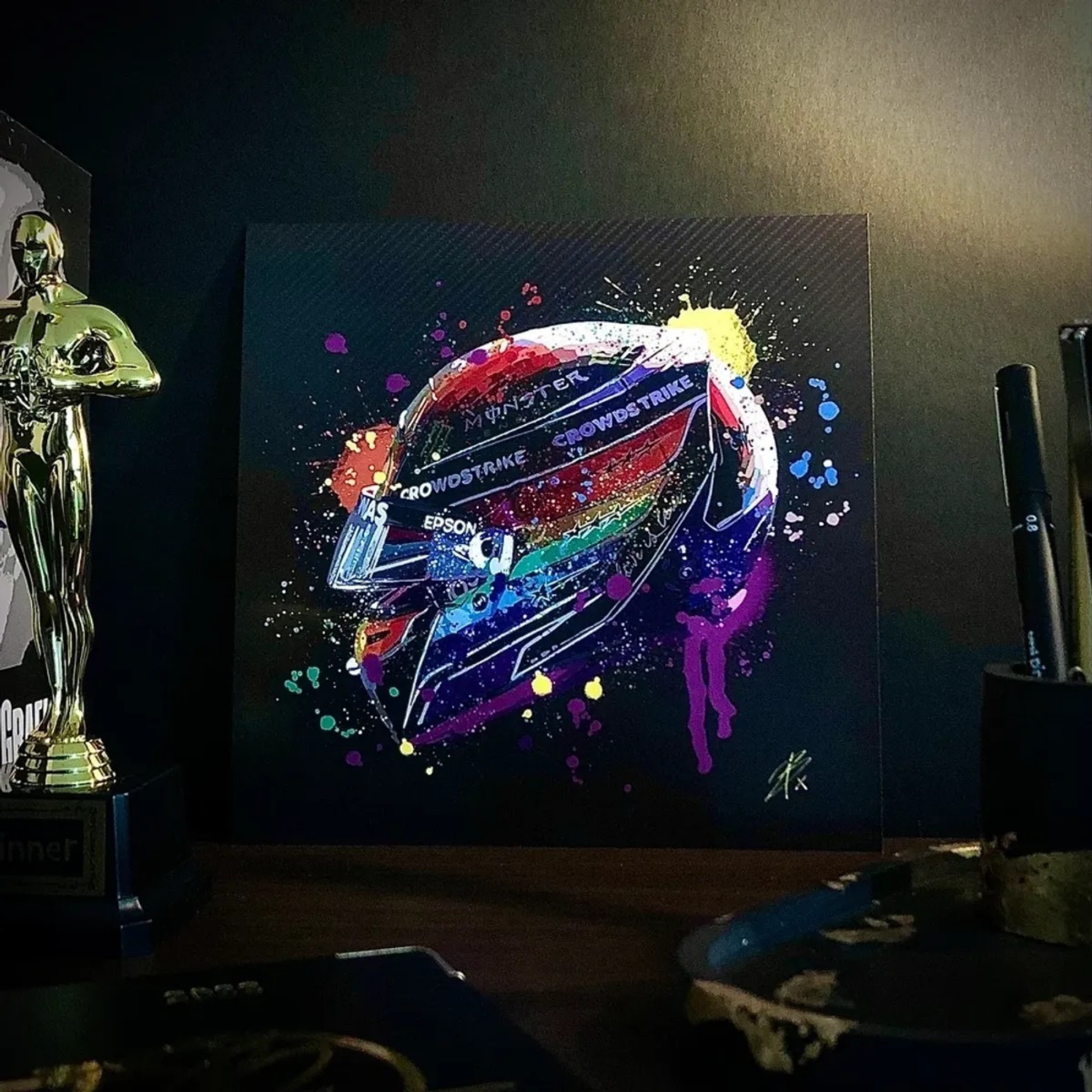 LewisHamiltonPrideMotorsportArtPrint