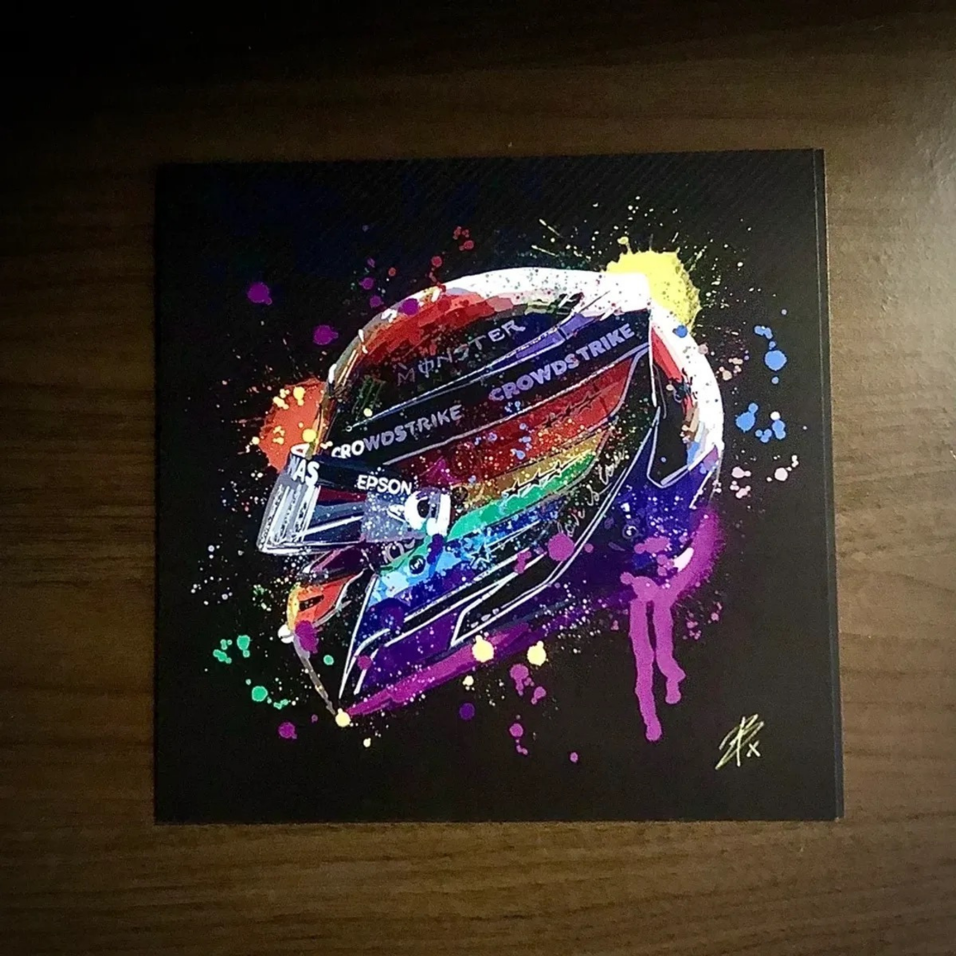 LewisHamiltonPrideMotorsportArtPrint_view