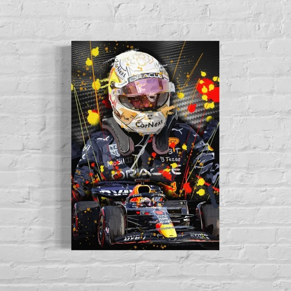 Max Verstappen A3 Motorsport Art Print - version 1