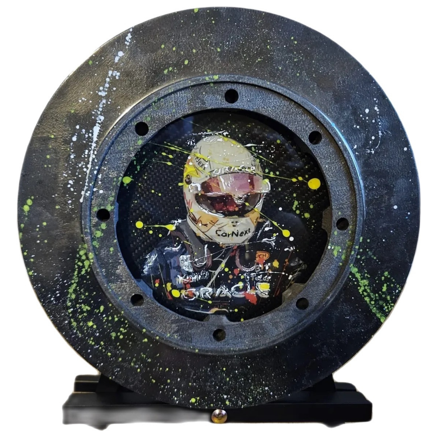 MaxVerstappenCarbonFibreMixedMediaArt